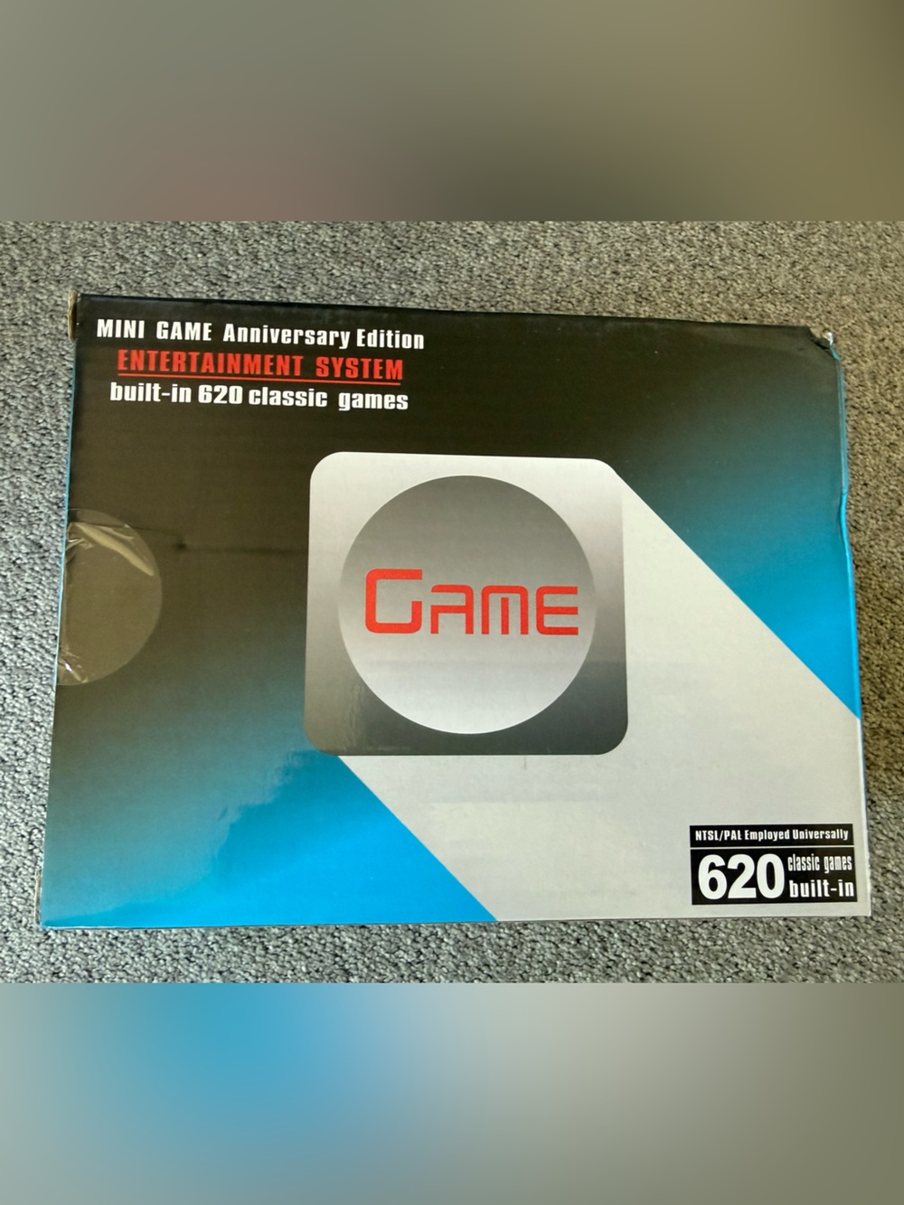 Mini Game Anniversary Edition Entertainment System - Blue & Black